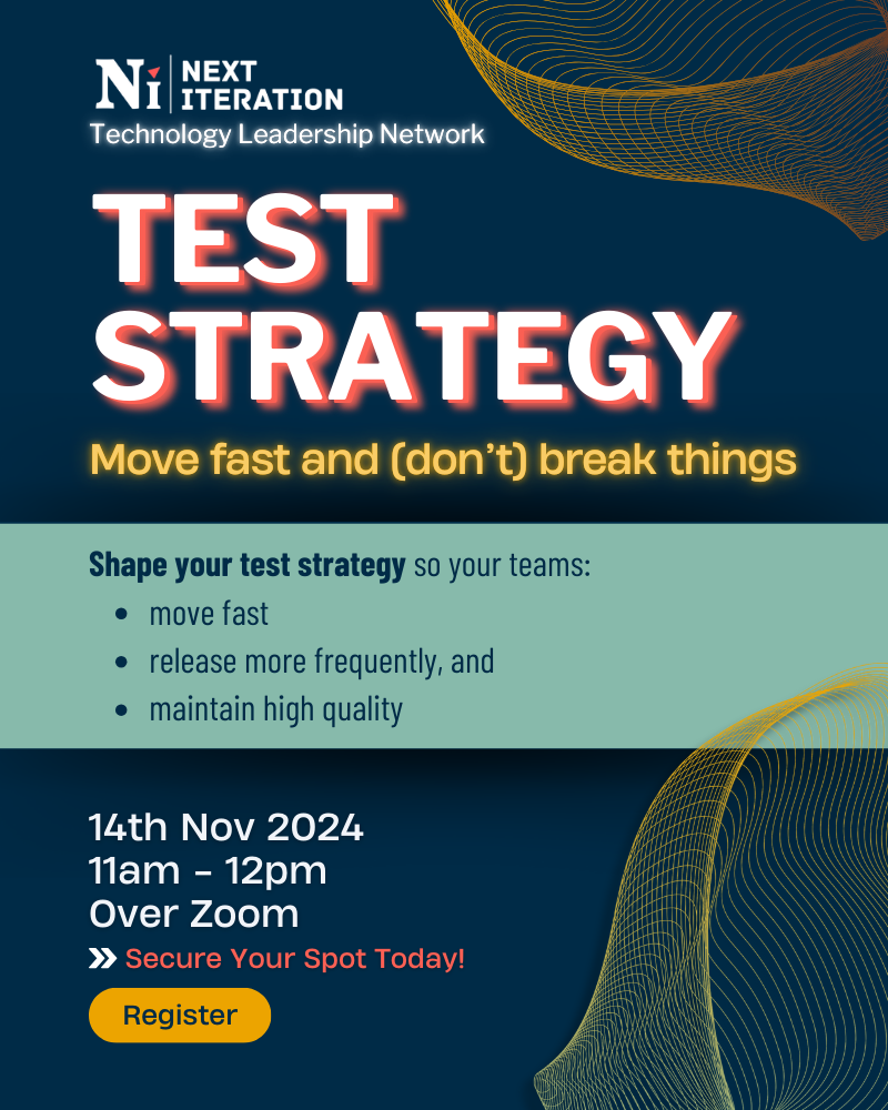 Test Strategy: Move fast and (don’t) break things